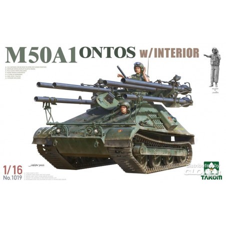 Maqueta M50A1 ONTOS con INTERIOR