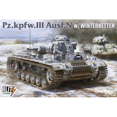 Maqueta Pz.Kpfw.III Ausf.N con WINTERKETTEN