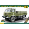 Maqueta Russian GAZ-66B Military Air Portable truck model