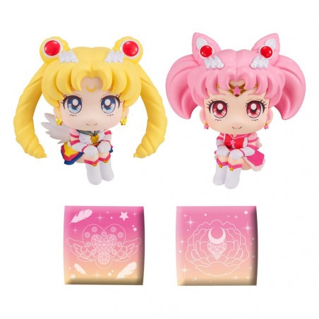 Figurita ¡Sailor Moon Cosmos, la película Look Up, Eternal Sailor Moon y Eternal Sailor Chibi Moon LTD Ver! 11cm
