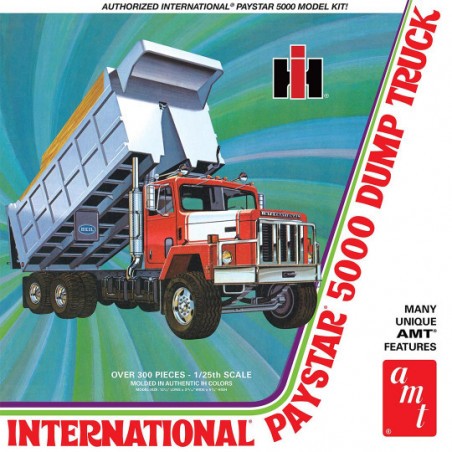  Maqueta de plástico del camión volquete INTERNATIONAL PAYSTAR 5000 1:25
