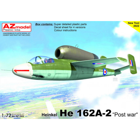 Maqueta Heinkel He-162A-2 'Posguerra'