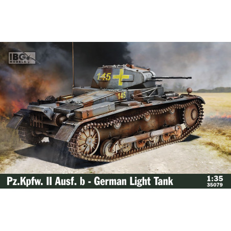 Maqueta Pz.Kpfw.II Ausf.B - Tanque ligero alemán