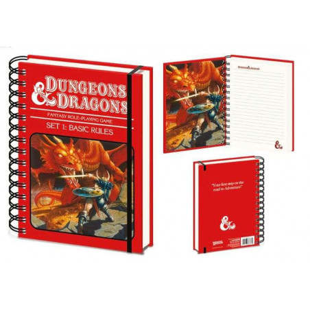  Dungeons & Dragons A5 Wiro Notebook