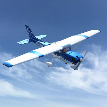 Avión RC Avión Térmico Radiocontrolado Cessna Skylane T 182 46-55 BLUE ARF