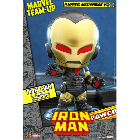 Figurita Marvel Comics Cosbaby (S) Iron Man (Armor Model 42) 10cm