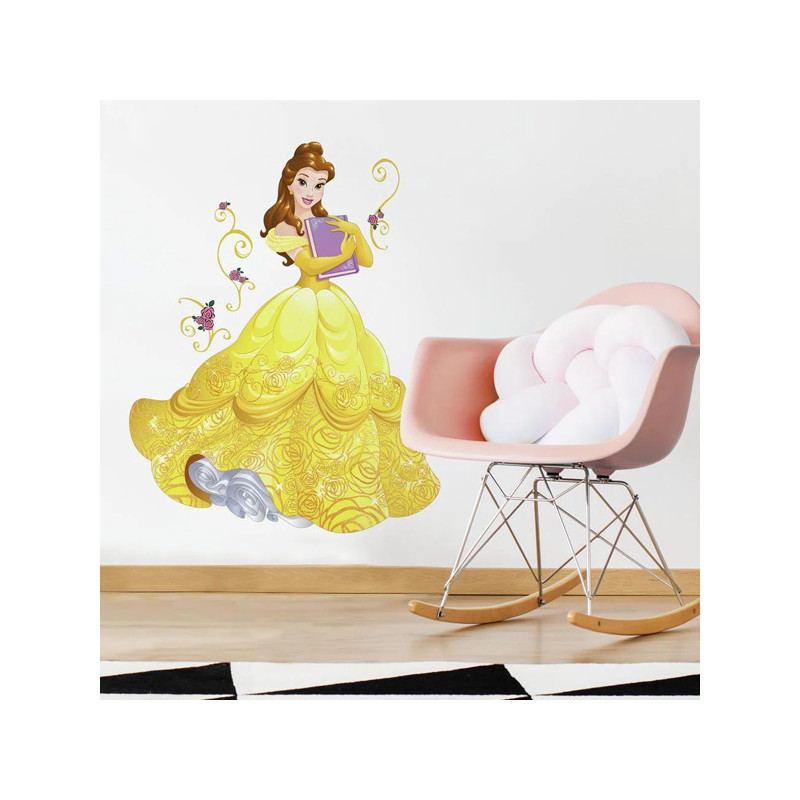 Álbum y pegatinas Disney- Adhesivo Gigante Disney Princesa Bella Brillante  5