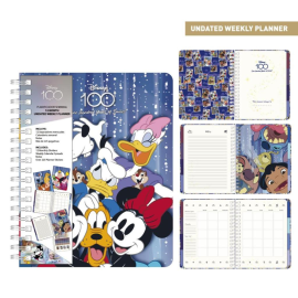  DISNEY - Undated Weekly Planner + Dividers - 19 x 24 x 2 cm