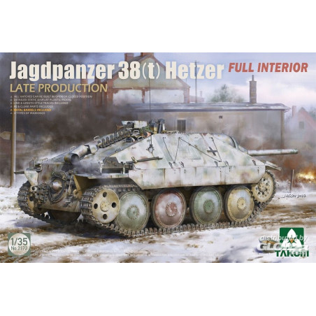 Maqueta Jagdpanzer 38(t) Hetzer LATE PRODUCTION w/FULL INTERIOR