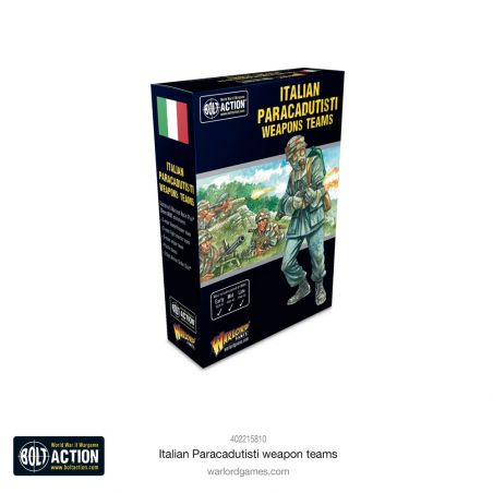 Juegos de figuras : extensiones y cajas de figuras Italian Paracadutisti Weapons Teams