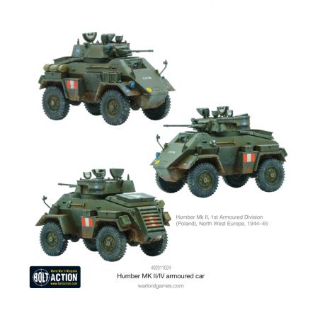 Juegos de figuras : extensiones y cajas de figuras Humber MK II/IV Armoured Car