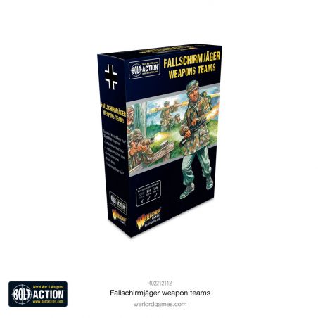 Juegos de figuras : extensiones y cajas de figuras Fallschirmjäger Weapons Teams