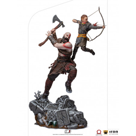 Figurita God of War: Kratos and Atreus 1:10 Scale Statue