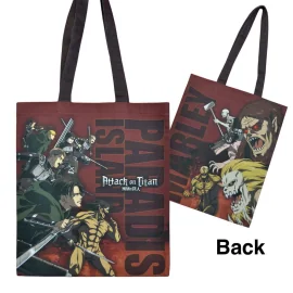  Attack on Titan shopping bag Paradise Island vs Marley