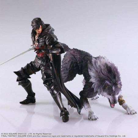 Figurita Final Fantasy XVI Bring Arts Figure Set Clive Rosfield & Torgal