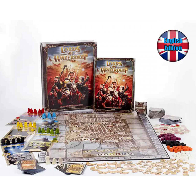 Wizards of the Coast: Dungeons & Dragons Gioco Da Tavolo Lords Of Waterdeep  English Wizards Of The Coast - Vendiloshop