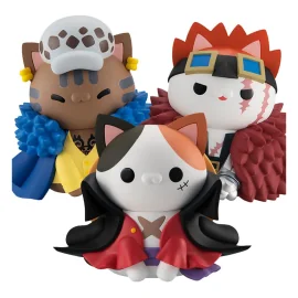 Figurita One Piece Nyanto! The Big One Piece Series figure Monkey D. Luffy & Trafalgar Law & Eustass Kid 10 cm