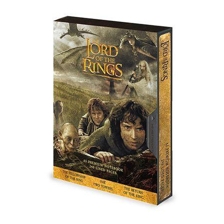  THE LORD OF THE RINGS - VHS - Notebook A5 Premium