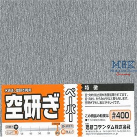 Dry Paper 400 O9E (sandpaper)