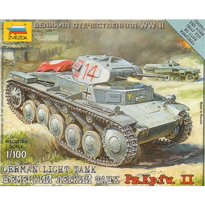 Maqueta Panzer II (snap together)