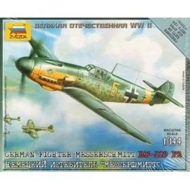 Maqueta Messerschmitt Bf 109F-2 con base de presentación