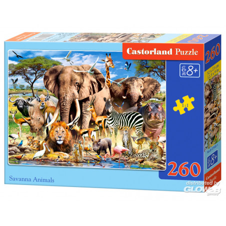  Savanna Animals Puzzle 260 Pieces