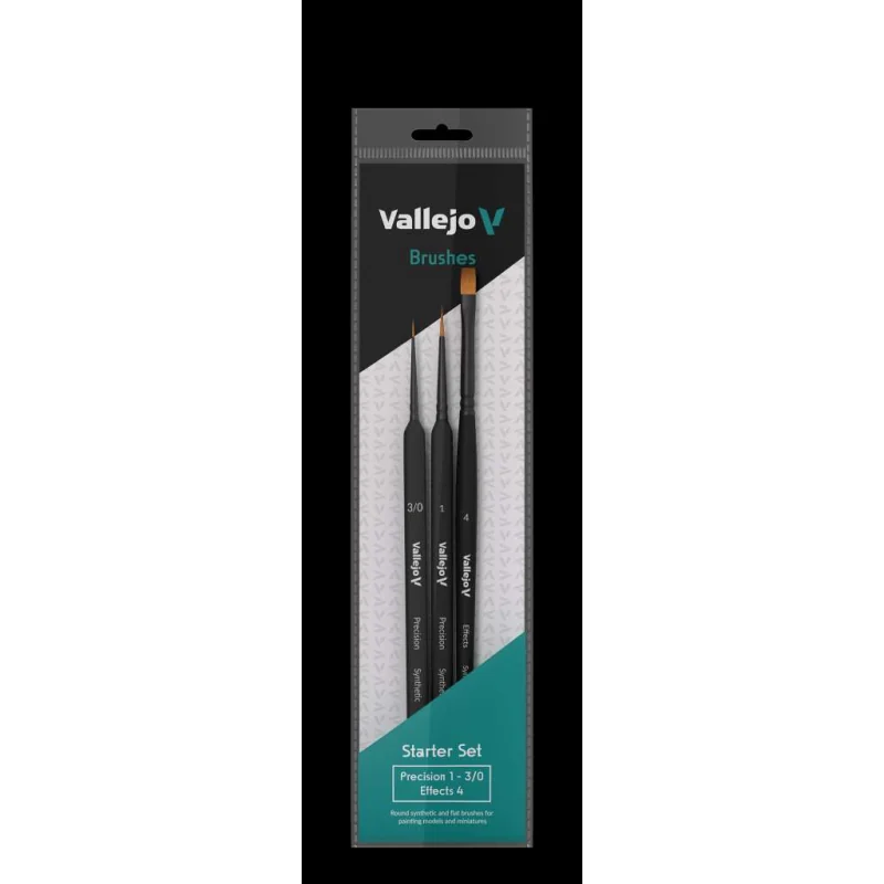 Pincel Vallejo Brush Starter Set Synthetic Set B03990