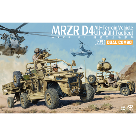 MRZR D4 Ultralight Tactical All-Terrain Vehicle (Dual Combo/Two vehicles in one kit)'