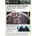 Hawker Hurricane Mk.I Full Instrument Panel (designed to be used with model kits from Airfix) Hawker Hurricane Mk.I Full Instrument Panel (designed to be used with model kits from Airfix)