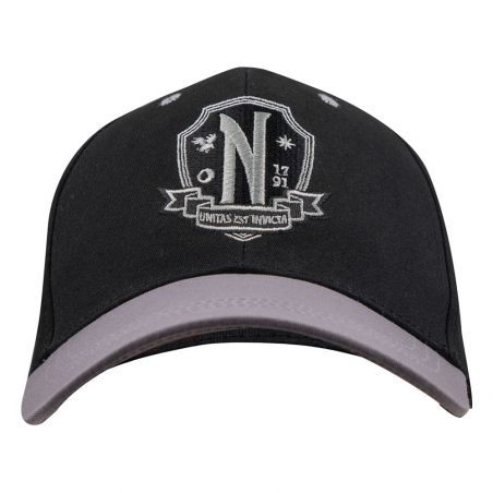 Wednesday Baseball Cap Nevermore Academy Black
