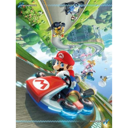 Nintendo - Impresión de arte - Mario Kart 8 (30x40)
