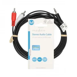 Nedis Stereo Audio Cable Jack 3.5 mm - 1 metro - Cable de audio