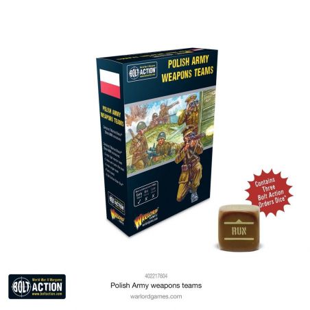 Juegos de figuras : extensiones y cajas de figuras Polish Army Weapons Teams