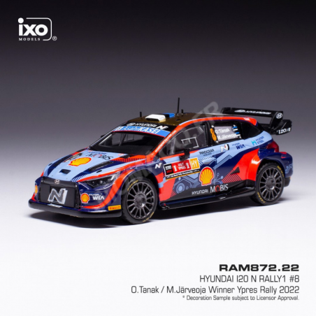 HYUNDAI I20 N RALLY 1 8 TANAK/JÄRVEOJA RALLYE YPERN WRC 2022