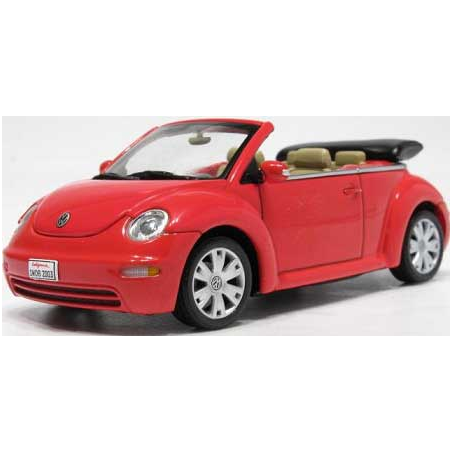 VW NEW BEETLE CABRIO RED