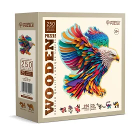  Puzzle Rompecabezas de ciudad de madera: BRIGHT EAGLE 250/25, de madera, 8+