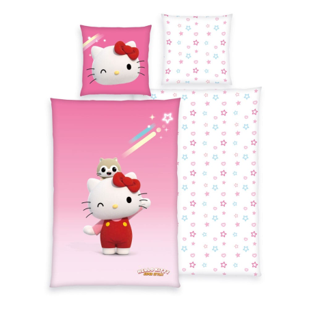  Hello Kitty Hello Kitty bedding set-Super Style 135 x 200 cm / 80 x 80 cm
