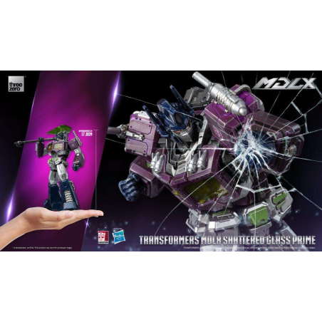 Figura Transformers Mdlx Shattered Glass Optimus Prime Ltd Ed Af