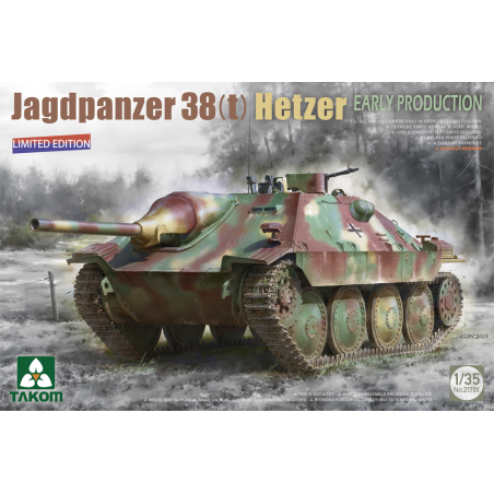 Maqueta German WWII Jagdpanzer 38(t)