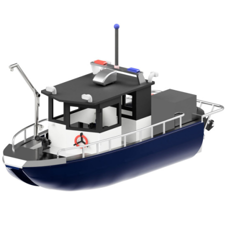 Maqueta Static boat Rescue Boat 0
