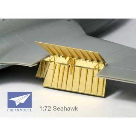  Seahawk FGA.Mk.6/Mk.100/101 detailing for the cockpit, seat and flaps (designed to be used with model kits from Hobby Boss)