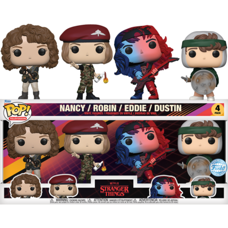 Cabezones STRANGER THINGS - POP - 4pk Special Edition