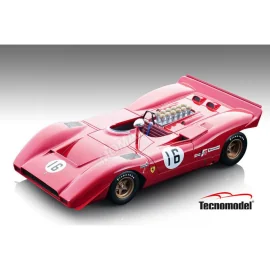 Miniatura FERRARI 612P 16 CHRIS AMON CAN-AM WATKINS 1969 3RD