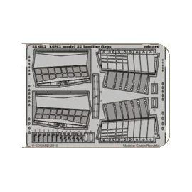 Mitsubishi A6M3 Zero model 32 landing flaps (designed to be used with model kits from Tamiya)