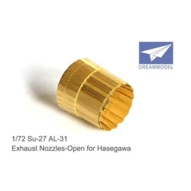 Sukhoi Su-27 exhaust nozzles (2 in 1) (diseñado para ser ensamblado con maquetas de Hasegawa)