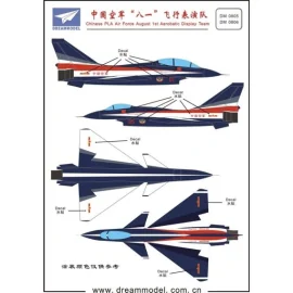 PLAAF August 1 Aerobatic Display Team (diseñado para ser ensamblado con maquetas de Trumpeter)