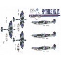 Supermarine Spitfire Mk.IX (3) BS152 AE-W 402 Squadron RCAF S/L L.M.Cameron MK826 GC-K 412 Squadron RCAF W/C George Keefer EN398 Supermarine Spitfire Mk.IX (3) BS152 AE-W 402 Squadron RCAF S/L L.M.Cameron MK826 GC-K 412 Squadron RCAF W/C George Keefer EN398