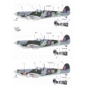 Supermarine Spitfire Mk.IX (3) BS152 AE-W 402 Squadron RCAF S/L L.M.Cameron MK826 GC-K 412 Squadron RCAF W/C George Keefer EN398 Supermarine Spitfire Mk.IX (3) BS152 AE-W 402 Squadron RCAF S/L L.M.Cameron MK826 GC-K 412 Squadron RCAF W/C George Keefer EN398
