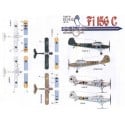 Fieseler Fi 156 C Storch (4) Green Z 5/Sch.G.1 RLM 70/71/65 CB+VD Afrika Korps RLM 79/65 with Dk Green squiggle camouflage SB+UG Fieseler Fi 156 C Storch (4) Green Z 5/Sch.G.1 RLM 70/71/65 CB+VD Afrika Korps RLM 79/65 with Dk Green squiggle camouflage SB+UG