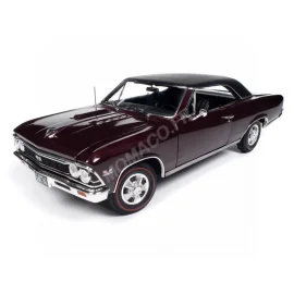 Miniatura  CHEVROLET CHEVELLE SS396 1966 BROWN “MADIERA MAROON”